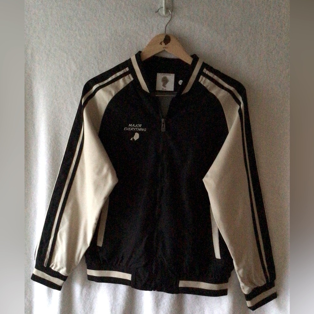 Black and Cream Track Jacket